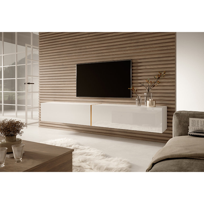 Amiree TV Stand for TVs up to 75", White