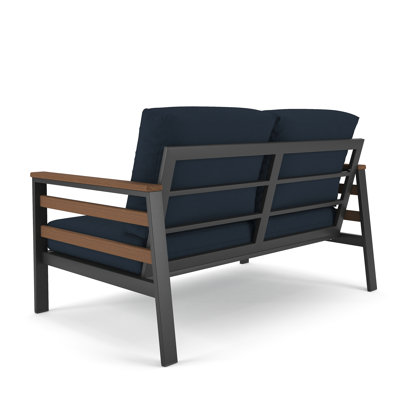 Townsend 55'' Wide Outdoor Loveseat with Sunbrella® Cushions