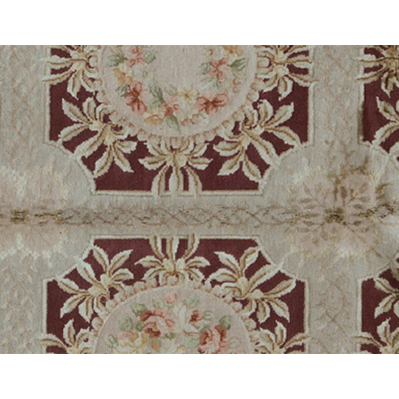 Handmade Silk and Wool Area Rug