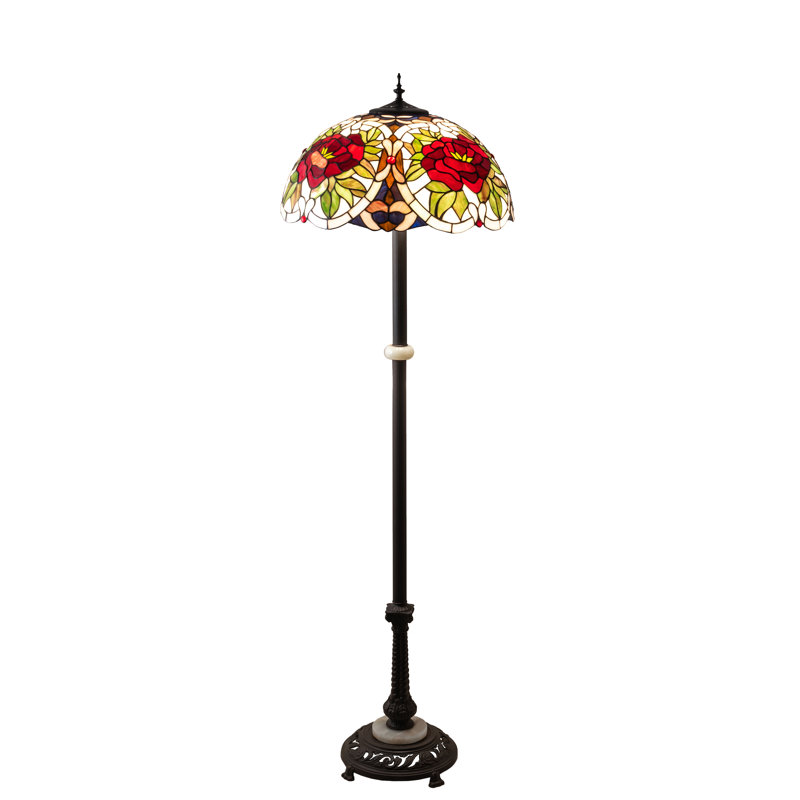 Lampe sur pied 62 "High Renaissance Rose