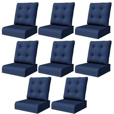 Coussins de meubles modulaires de 6 pouces Adwin, coussins de remplacement modulaires (coussins seulement)