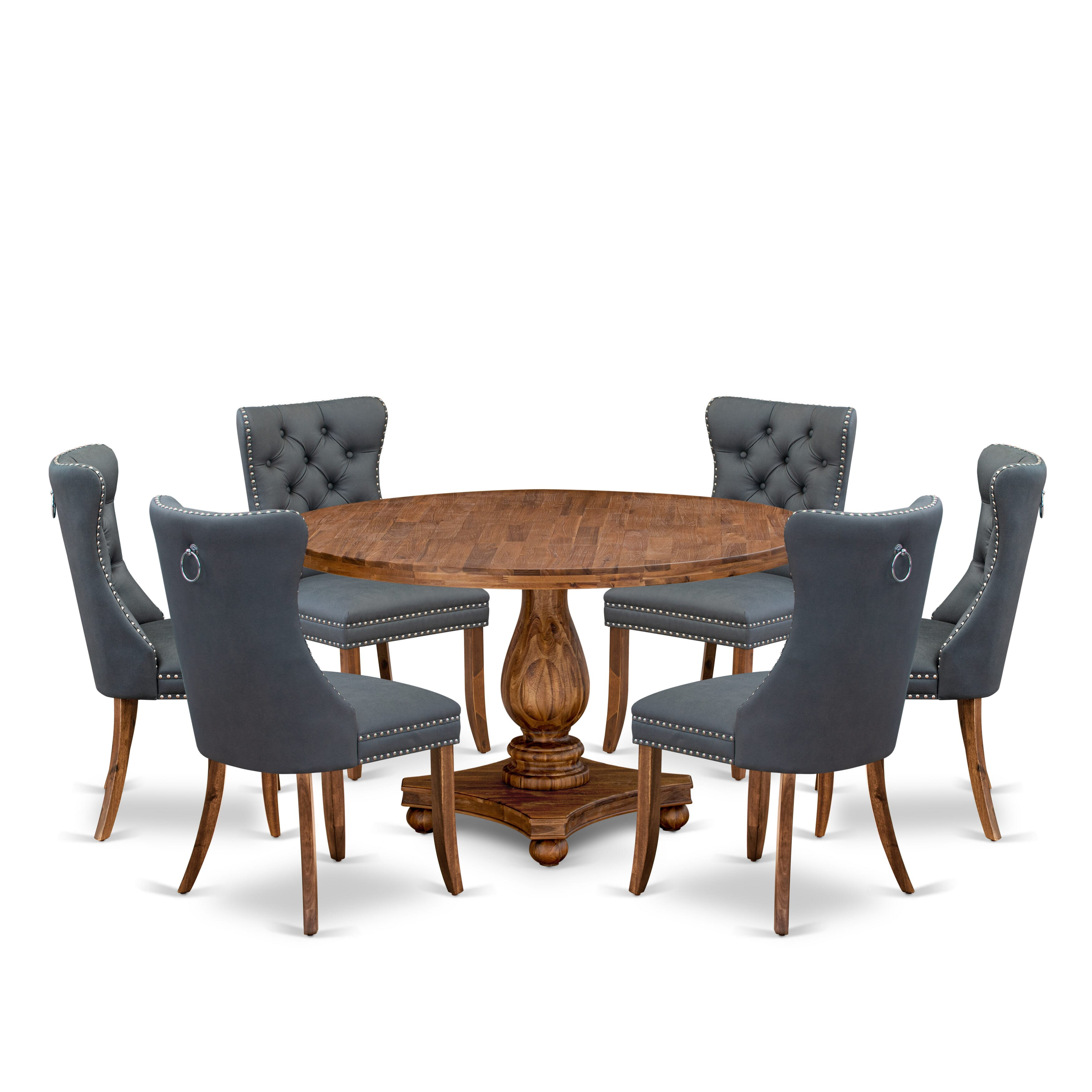 Red Barrel Studio 7-piece Modern Dining table set included a Kitchen ...
