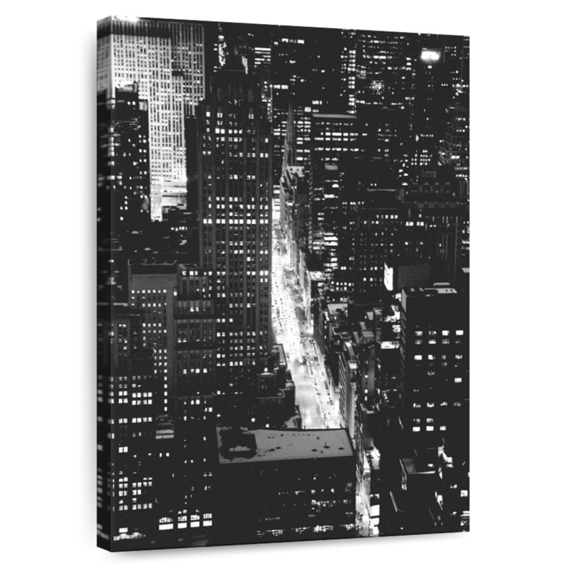Sirci NYC la nuit, H 30 po x l 20 po