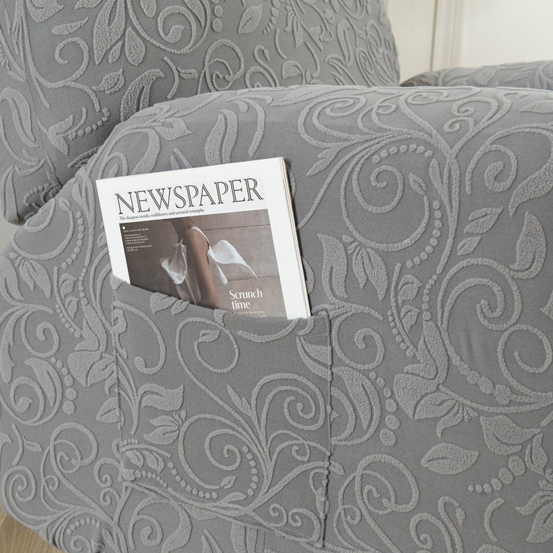 Housse pour fauteuil inclinable à motif floral 4 pièces