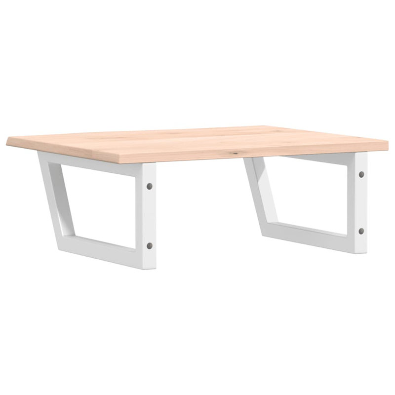 Bracket Shelf, Brown/White, 2cm H x 60cm W x 50cm D