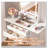 Small Space Makeup Vanity with Stool