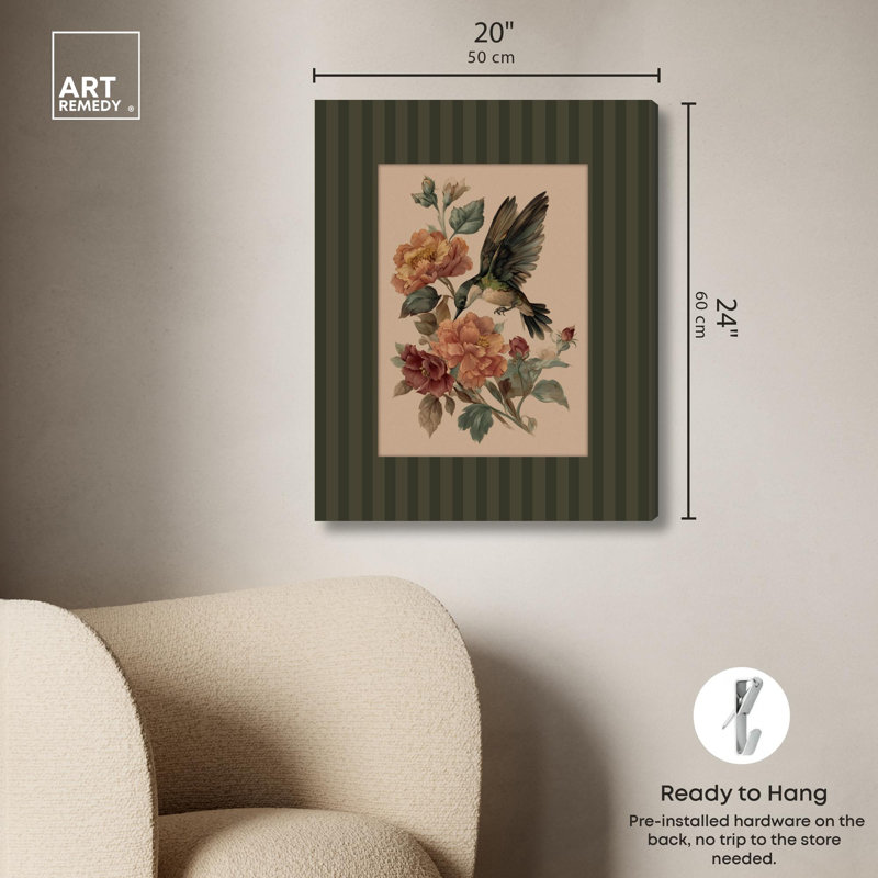 «Nectar Harvest», reproduction d'art sur toile par Art Remedy, H 24 po x l 20 po, Toile tendue avec châssis