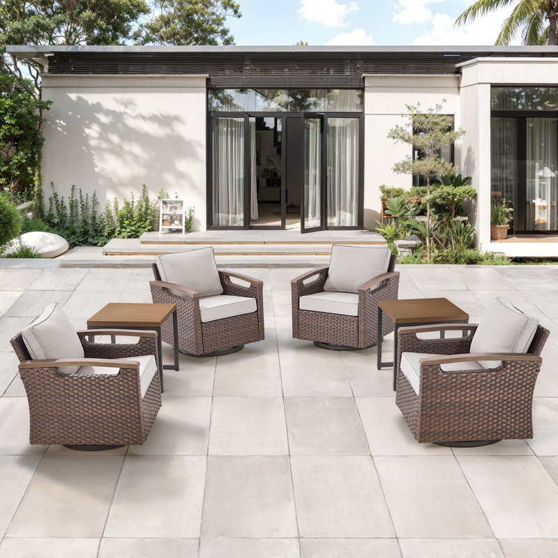 Ensemble de conversation avec chaises d'appoint Arundel, Beige