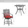 Square 2 - Person 31'' Long Bar Height Dining Set With Cushions