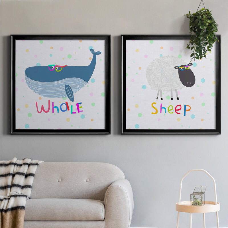 Animal Spots III Animal Spots III - Ensemble de 2 cadres photo sur toile, H 26,5 po x l 53 po x P 1,5 po