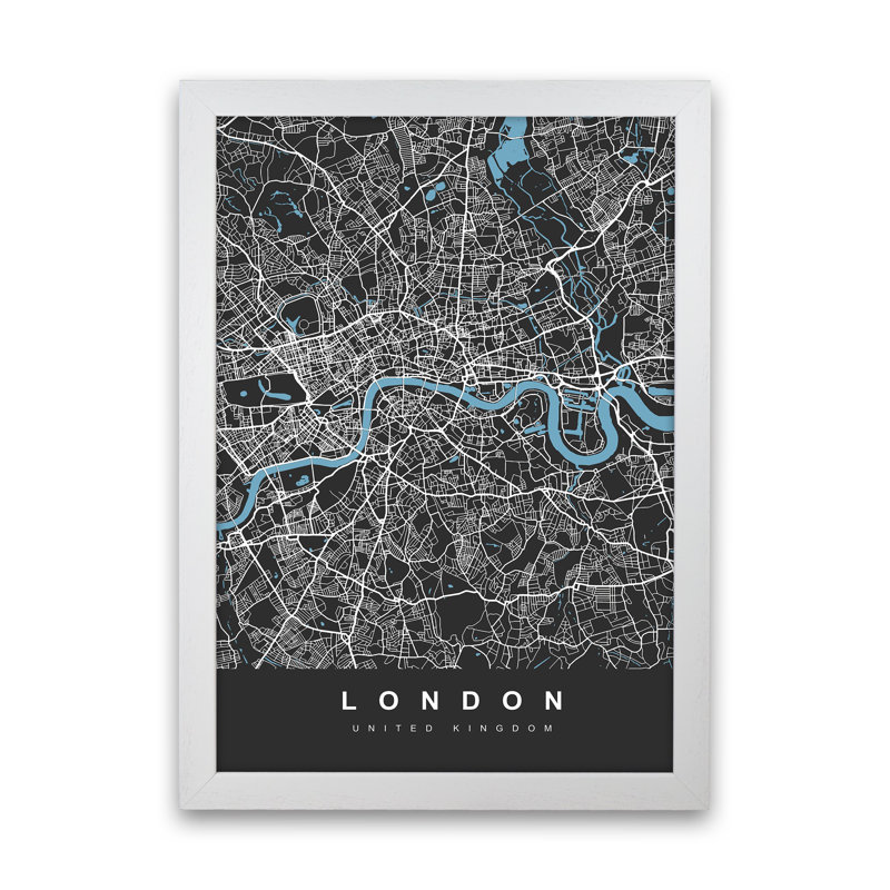 London III - Print, White Paper, 63cm H x 46cm W x 3cm D