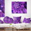 Fleur bleue en forme d'art fractal - coussin imprimé floral-30731312-30731315