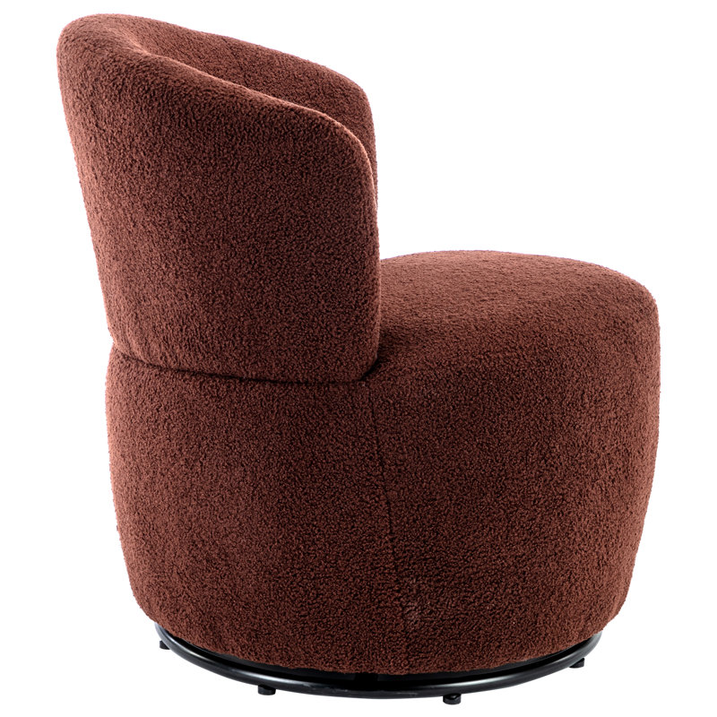 Beldin Upholstered Accent Chair, Brown