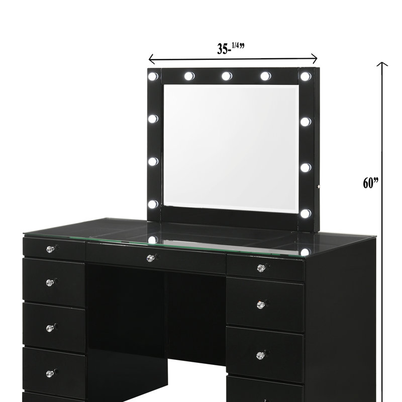 Meuble-lavabo 1 pièce 1 pièce Glam