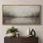 Tableau représentant un paysage de lac gris brumeux, idéal pour le salon, impression giclée sur toile encadrée-91875128-135760401-135760403