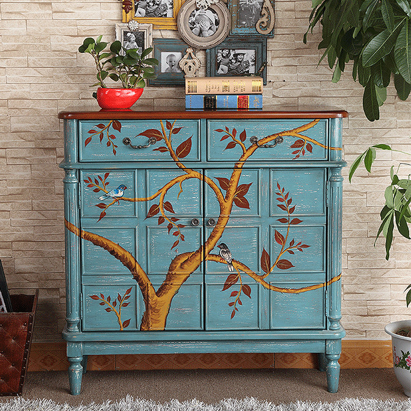 Armoire de rangement pour chaussures American Vintage