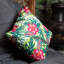 Tropical Flower Indoor-Outdoor Cushion, Multicolour