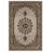 Minisisi Collection Digital Print Cotton-Polyester Beige Brown Moroccan Rug-1926227821