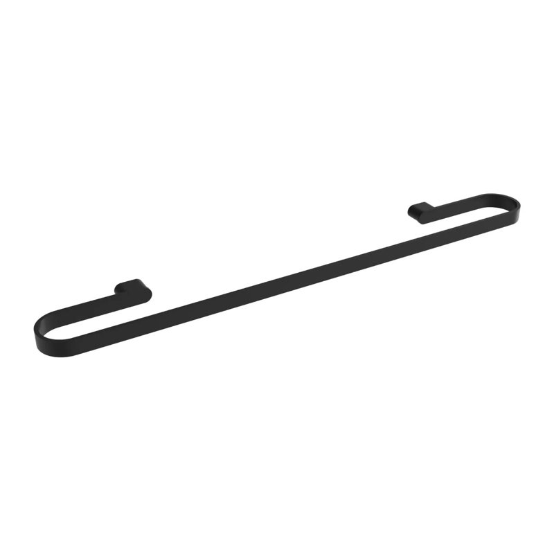 Flow Wall-Mounted 18" Towel Bar - Chrome, Premium Brass Construction, Installation Hardware Included, 1" H x 18" L x 4" D