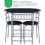 Ensemble de salle à manger 3 pièces Asaun, table de cuisine moderne et chaises, ensemble de salle à manger-1488465197-1572665738