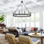 Lustre en acier à 12 lumières de style bougie Debbra-634630137