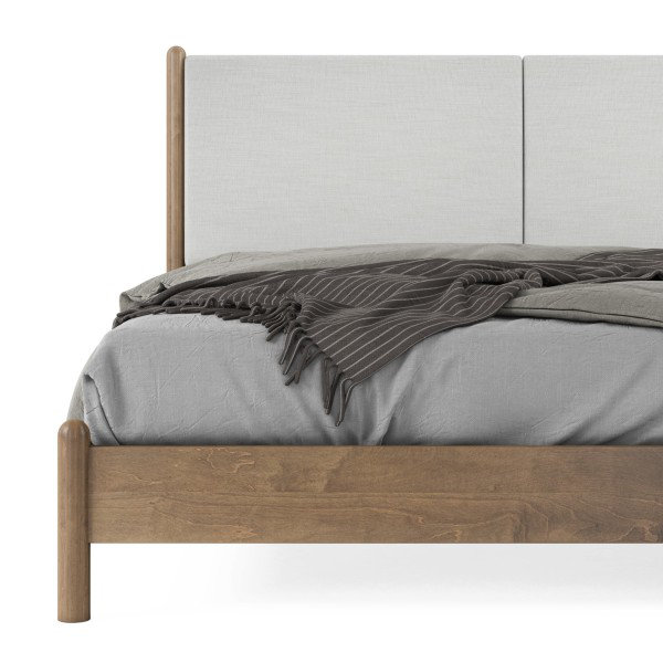 Zest Upholstered Standard Bed, Très grand