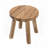 D16x16" Round Side Table, Solid Wood