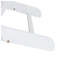 Chaise Adirondack pliante Bellwood en bois blanc avec porte-gobelets