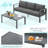 Raenelle 9 - Person Patio Conversation Set with Cushions-1819009047