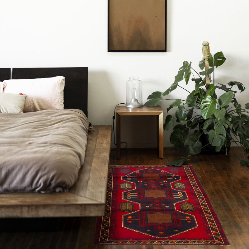 Whisenant Red Rug 3'7" x 6'4"