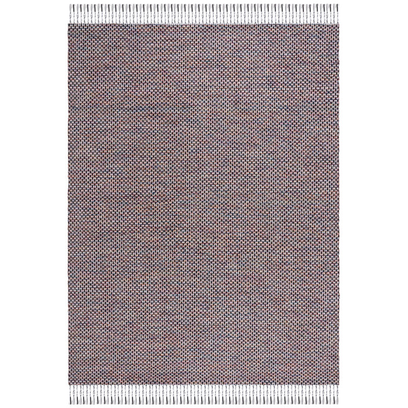 Machine Woven Cotton Area Rug, Rectangle 8' x 10'