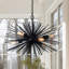 Lustre sphérique spoutnik à 6 lumières Ceren
