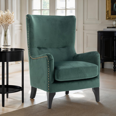 68cm Wide Tufted Wingback Chair