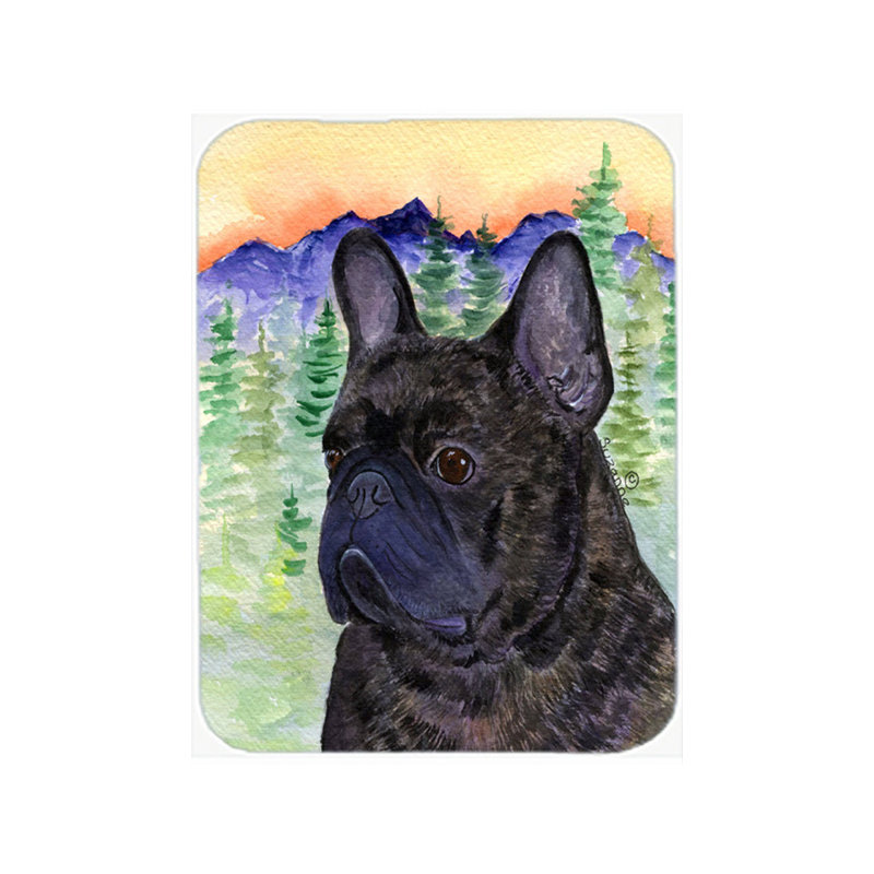 Caroline's Treasures French Bulldog Glass Cutting Board