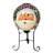 The Holiday Aisle® Corporation 8FEB949133CE4B03B38D92F3436C5014 10" Solar Santa Mosaic Glass Gazing Globe w/ Foldable Metal Stand