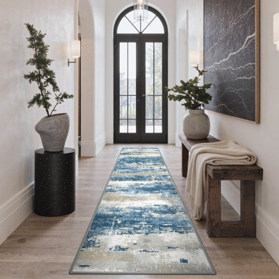 Tapis bleu Pavelina