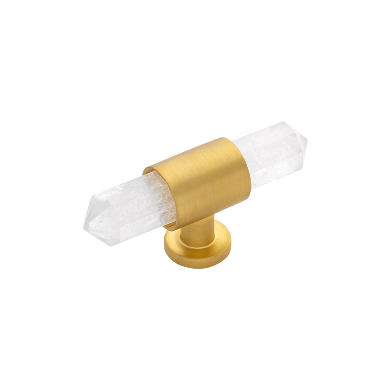 Bijou Aura Collection T-Knob - 2-3/4" x 3/4 " Cabinet Knob - Transitional Hardware for Drawers & Cabinets
