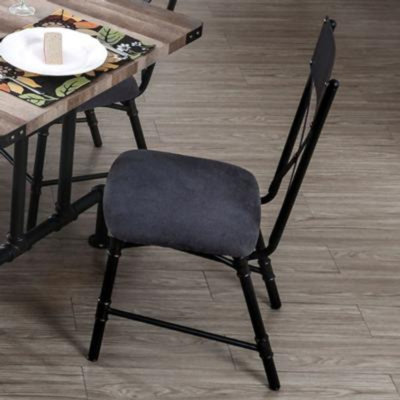 Hayden Melita Upholstered Side chair in Gray