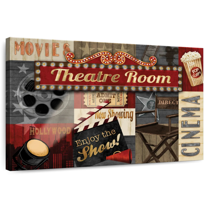 Salle de cinéma Keiraleigh, H 30 po x l 45 po