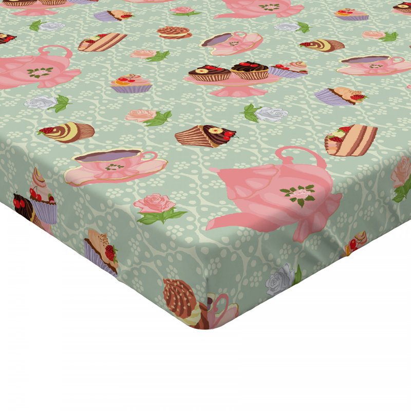 Microfiber Polka Dots Fitted Sheet, Full Fitted Sheet