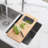 Core Workstation Sink Bamboo Cutting Board Set with 1 Collapsible Container-57800707