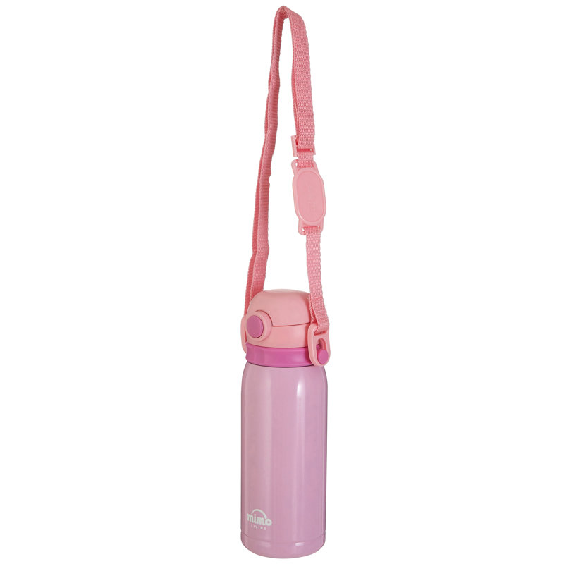 Symple Stuff 450ml Drinking Glass, Pink