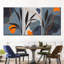 «Leaf Boho Botanical Leaves IV», ensemble de 3 reproductions sur toiles 3 pièces-93057853
