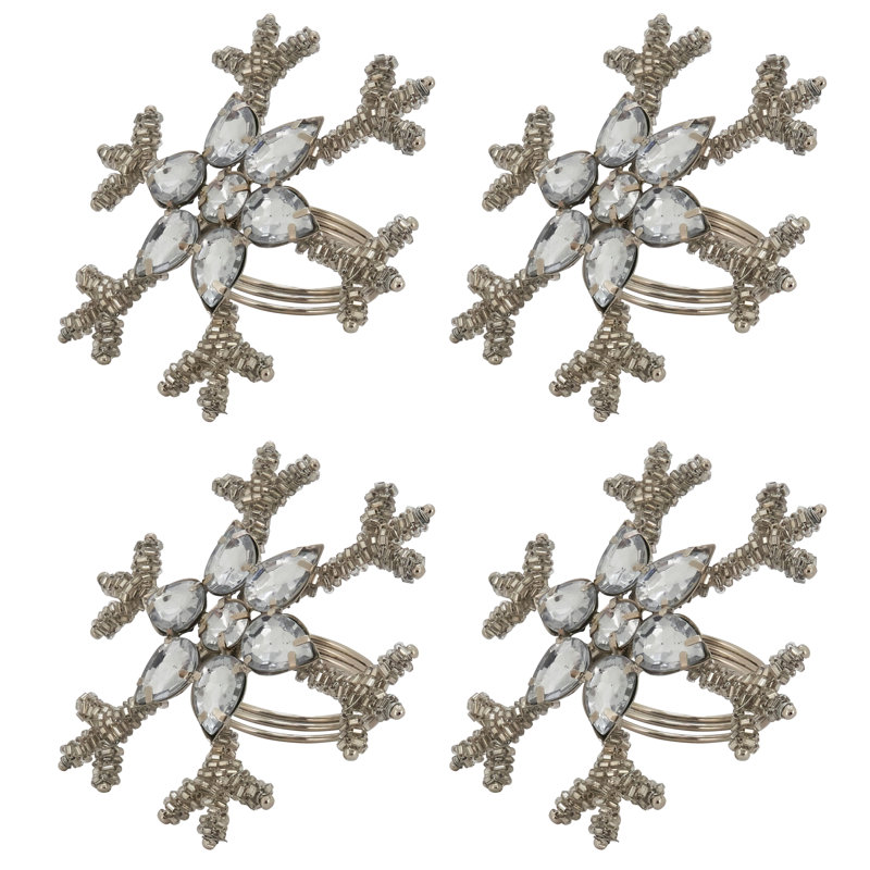Napkin Ring Collection Iron Napkin Ring, Silver