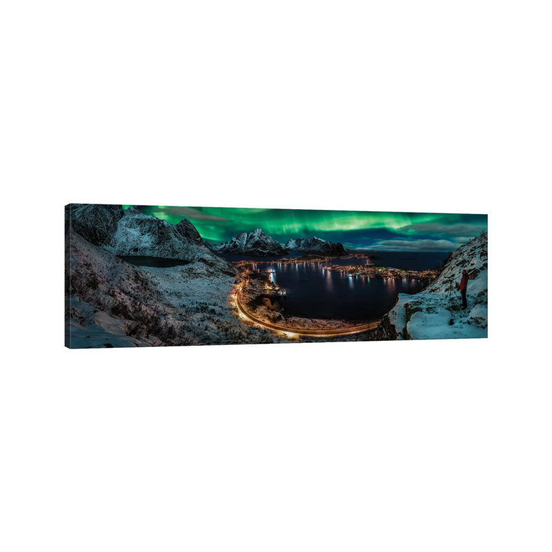 Chasing The Northern Lights by Javier De La Torre - Wrapped Canvas Panoramic Print