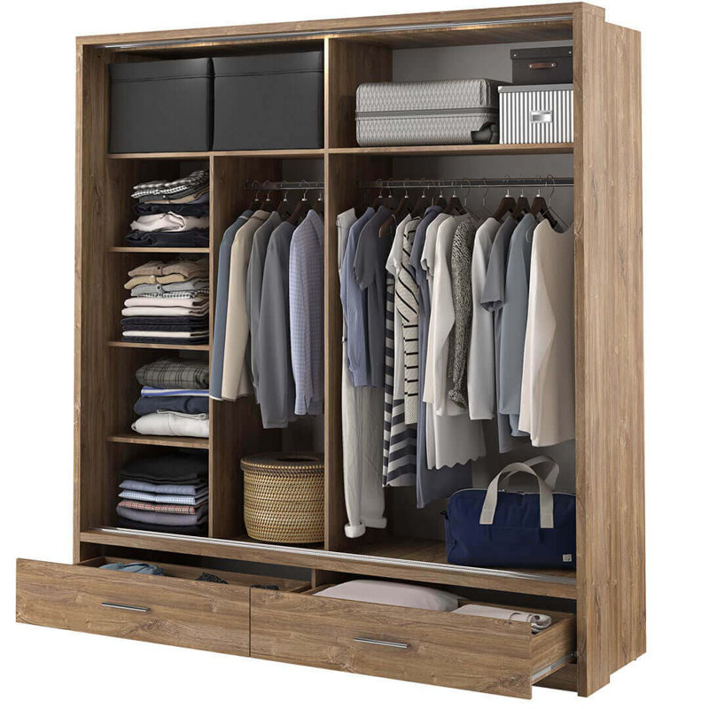 Manufactured Wood Wardrobe