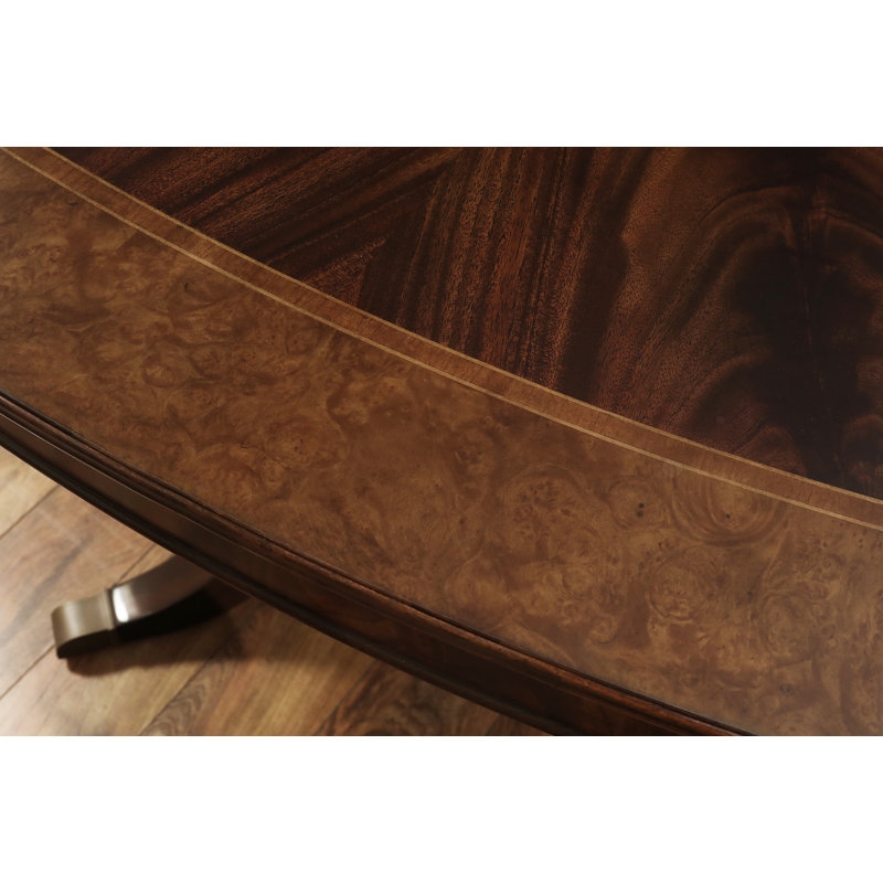 Oval Mahogany Wood Dining Table