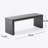 Acacia Wood Dining Bench, Black