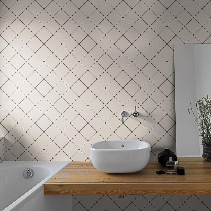 Keesler Peel & Stick Geometric Tile, 126" L x 24" W