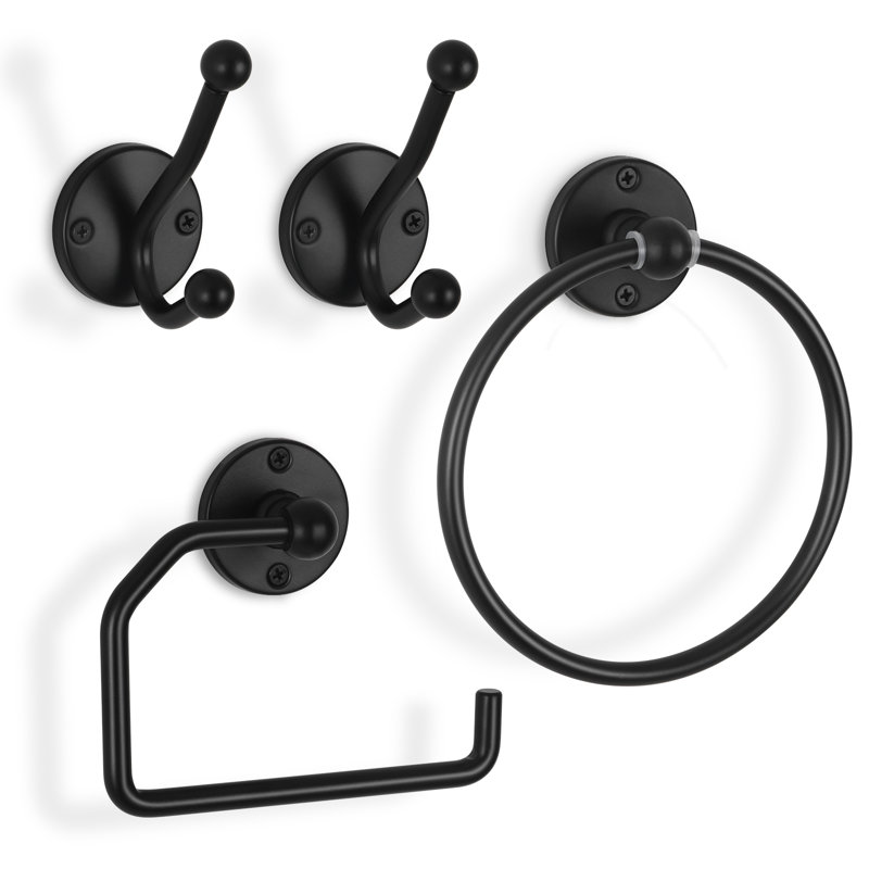 4 - Piece Bathroom Hardware Set